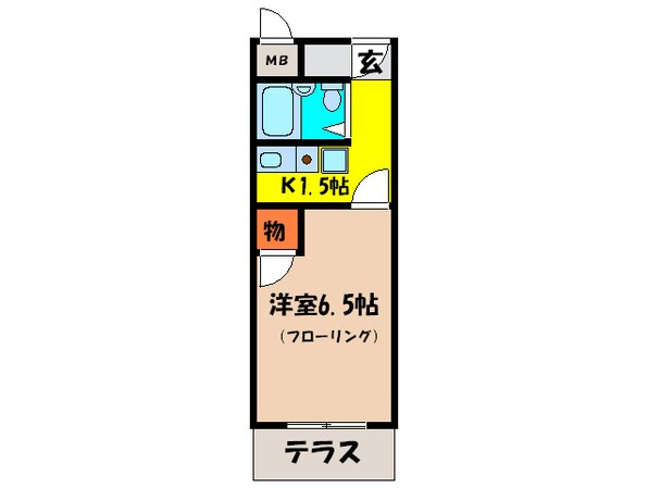 サンハイツ谷川の物件間取画像